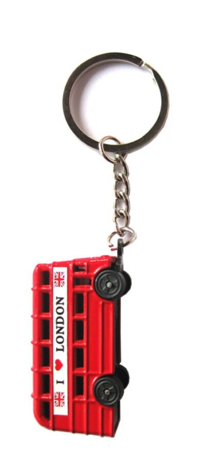 portachiavi a forma di autobus retrò di per , portachiavi a forma di cabina 3d, regali souvenir turistici | Spedizione Gratuita Per Articoli Spediti Da