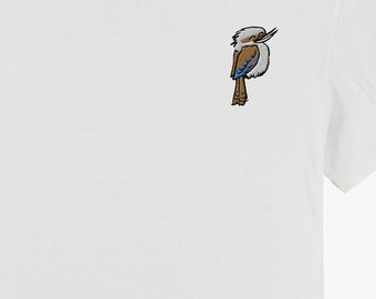 Kookaburra Embroidered T-shirt - Organic, Unisex