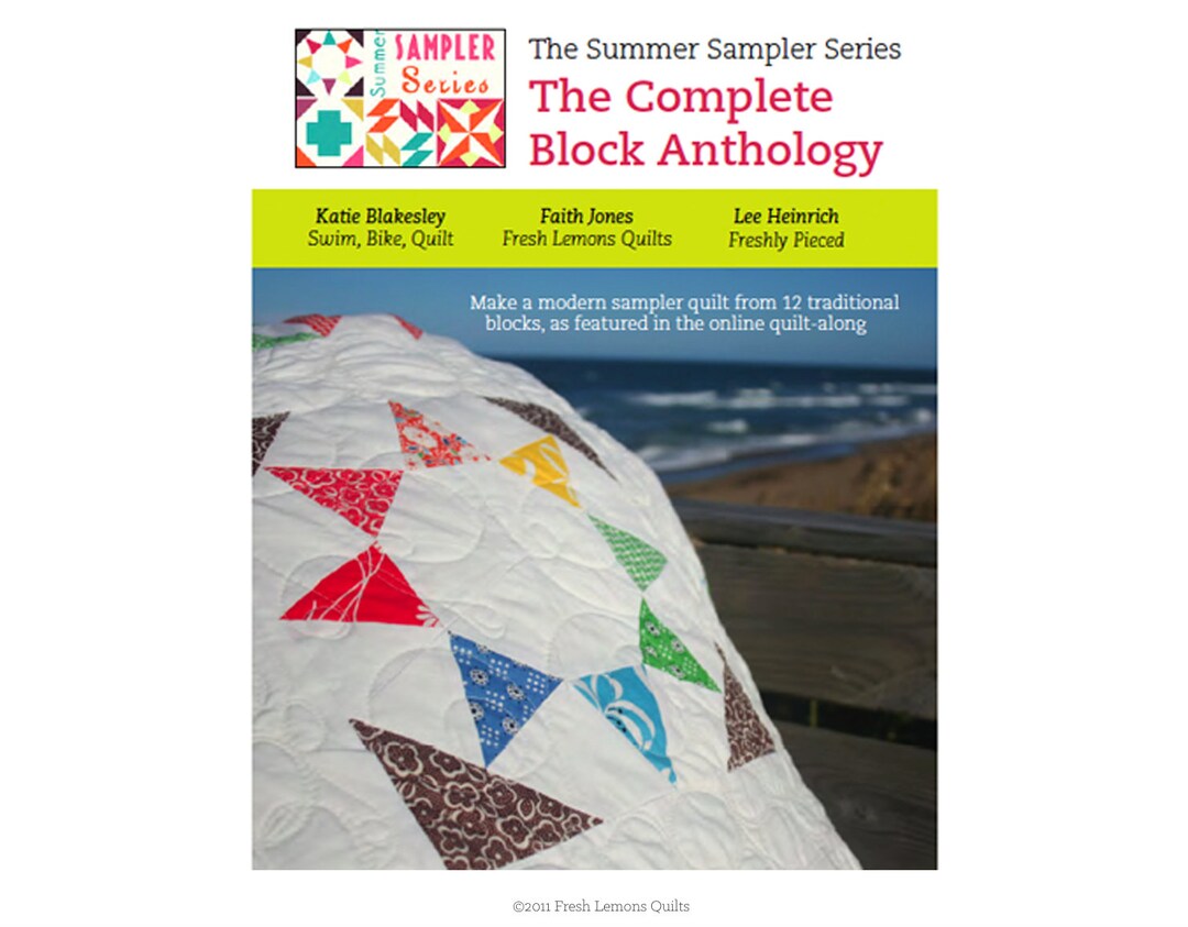 Modern Quilt Pattern - Summer Sampler Series - PDF - Etsy