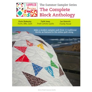 Modern Quilt Pattern - Summer Sampler Series - PDF