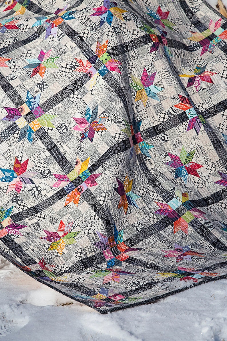 Modern Quilt Pattern Poinsettia PDF image 3