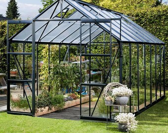 PDF Download, DIY greenhouse plan 7x8, Medium sized DIY greenhouse plan, Beginner greenhouse plan, Polycarbonate sheet greenhouse