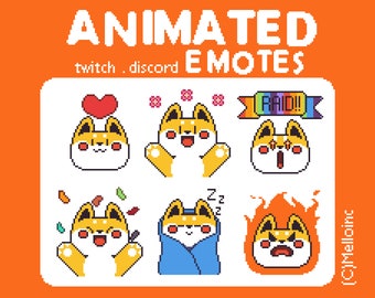 ANIMATED Shiba Inu Pixel Emotes - Twitch Emotes / Discord Emotes / Twitch Badges / Dog Emotes / Animated Emotes / Pixel Emotes /