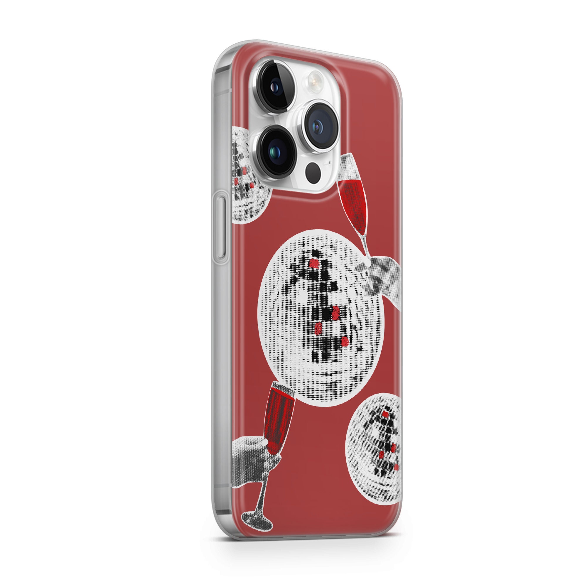 70's Disco Ball Phone Case Retro Party Cover for iPhone 15 Pro, 14 Plus ...