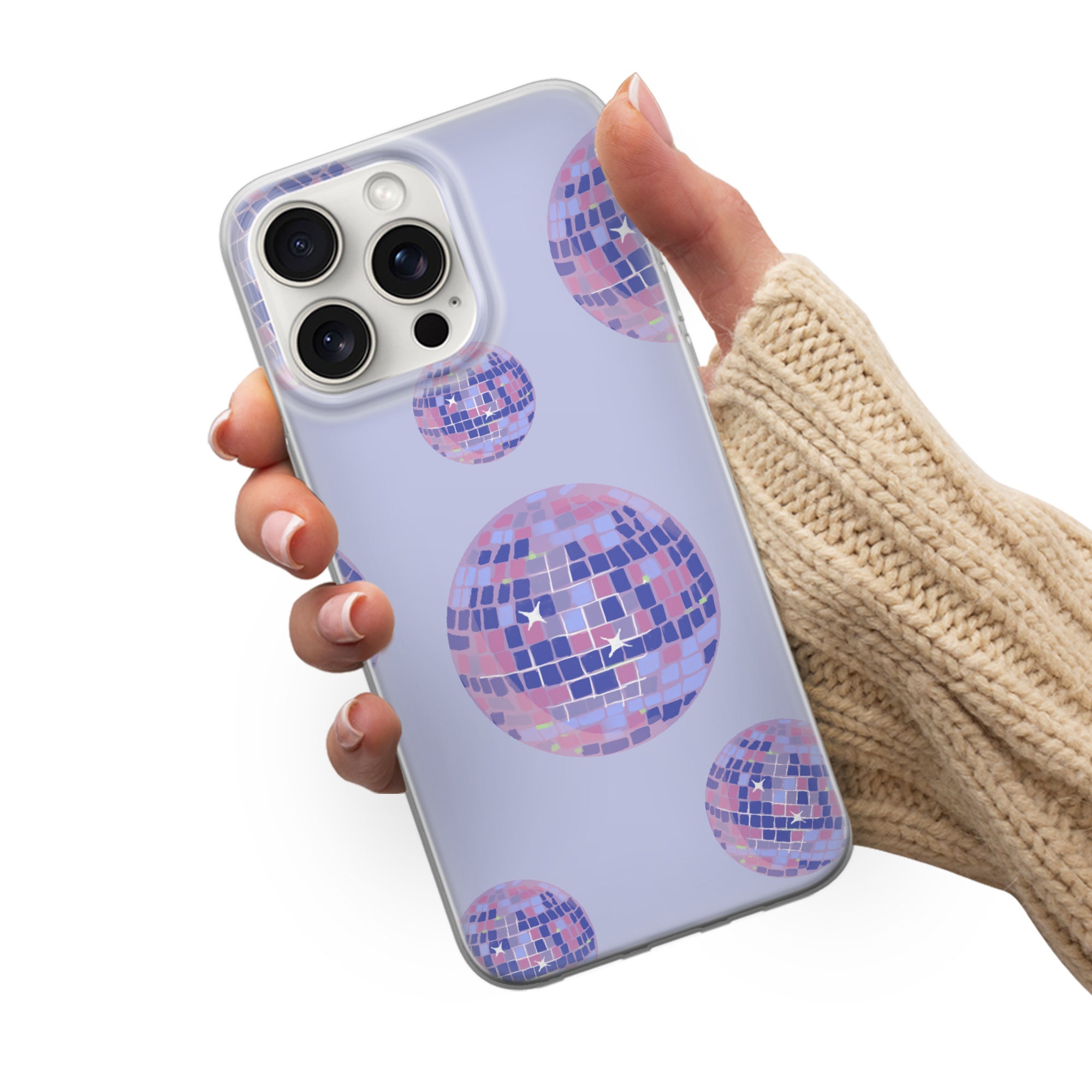 70's Disco Ball Phone Case Retro Party Cover for iPhone 15 Pro, 14 Plus ...