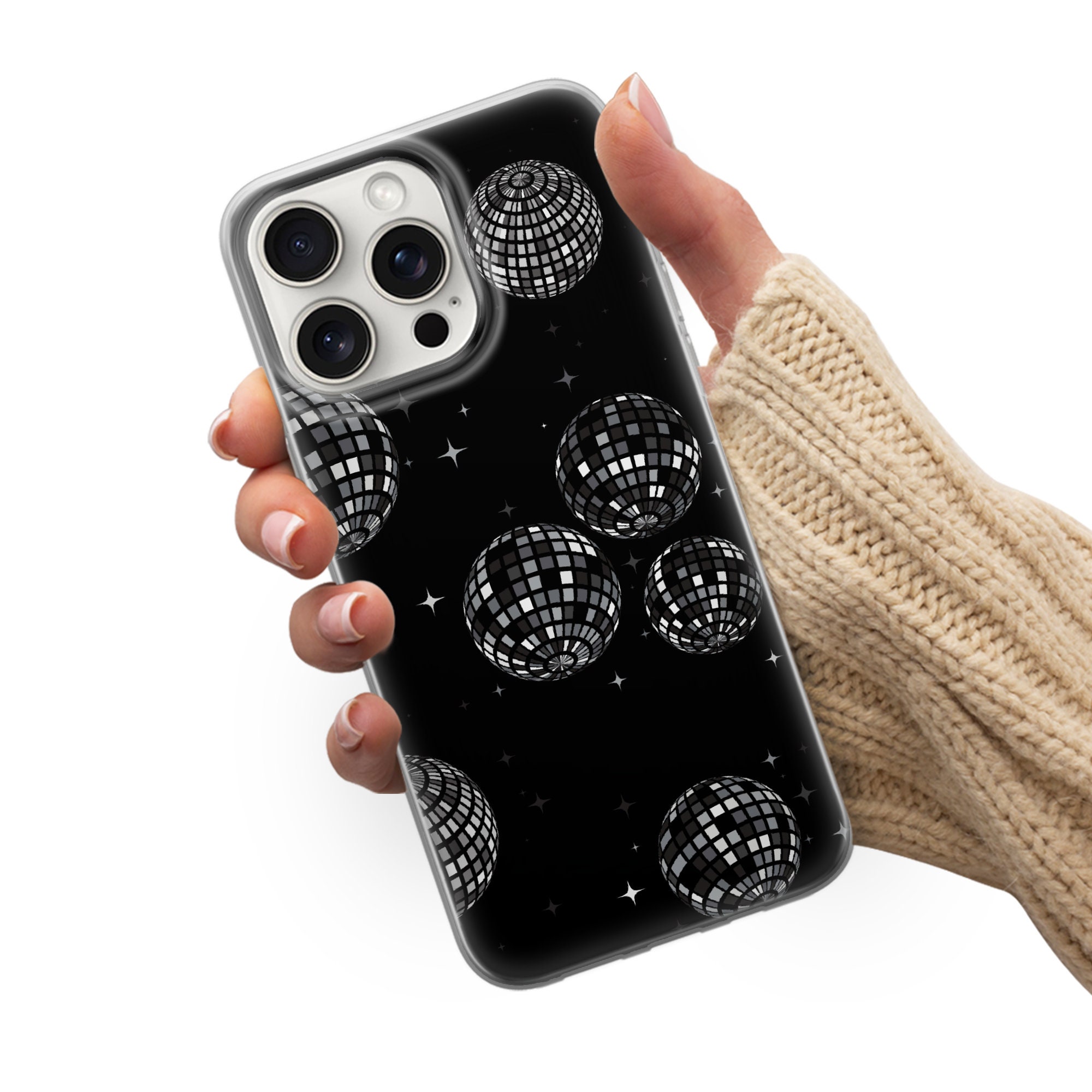 70's Disco Ball Phone Case Retro Party Cover for iPhone 15 Pro, 14 Plus ...