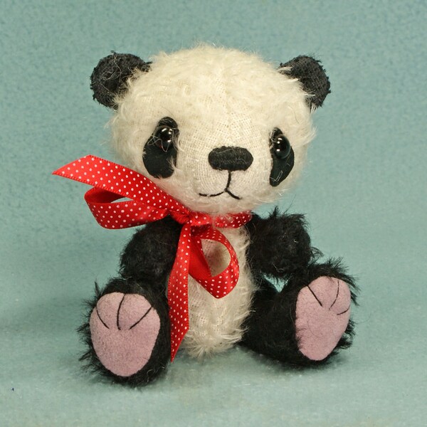 PandaLee Anime Mohair Artist teddy Bear