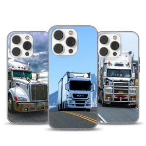 Truck phone cover, Truckers Phone Case fit for iPhone 14 Pro, 13, 12, 11, XR, 8+, 7 & Samsung S21, A51, S22 Ultra, Note , S10
