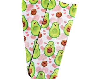 Avocado Socken,  Fun Socks,  Lustige Socken, Motivsocken