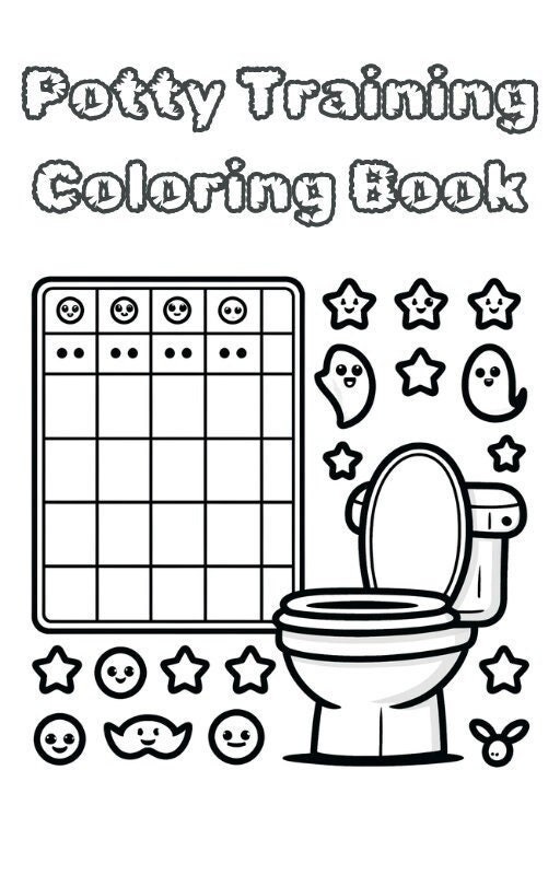 Potty Training Coloring Book - Etsy