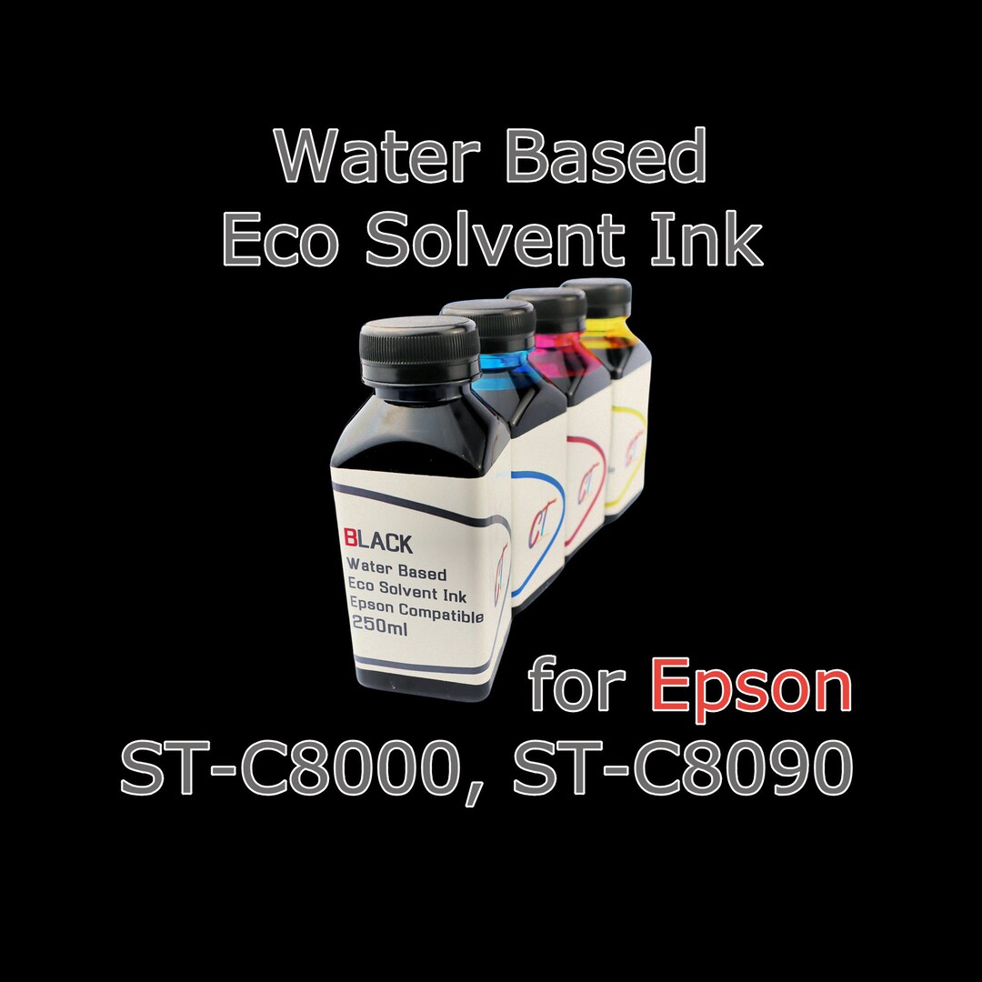 Water Based Eco Solvent Ink 250ml Bottles for Epson STC8000 STC8090