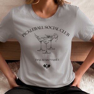 Pickleball Social Club T-Shirt, Cute Pickleball Shirt for Women, Pickleballer Graphic Tee, Gift for Her, In My Pickleball Era, Gift for Wife