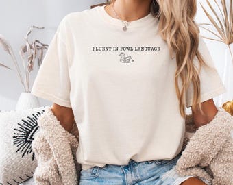 Camiseta «Hablas el idioma de las aves», camiseta divertida para amantes de los patos