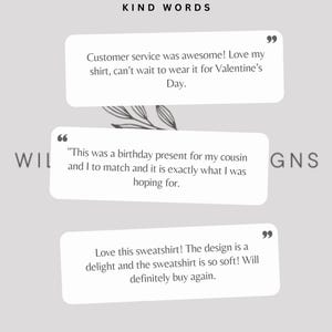 May include: Three customer reviews with quotes about a product. The reviews are positive and mention the product's quality, design, and comfort.