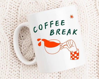 Five More Minutes  Taking a Coffee Break Ceramic Mug 11oz - Etsy