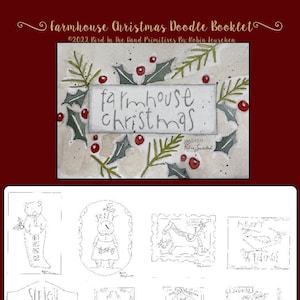 Farmhouse Christmas Doodle Booklet