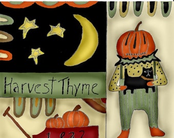 Harvest Thyme Doodle Booklet