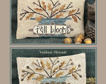 Fall Blooms Punch Needle Pattern Digital