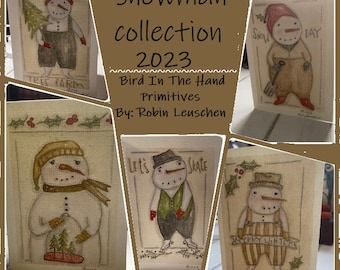 Snowman Collection Doodle Booklet