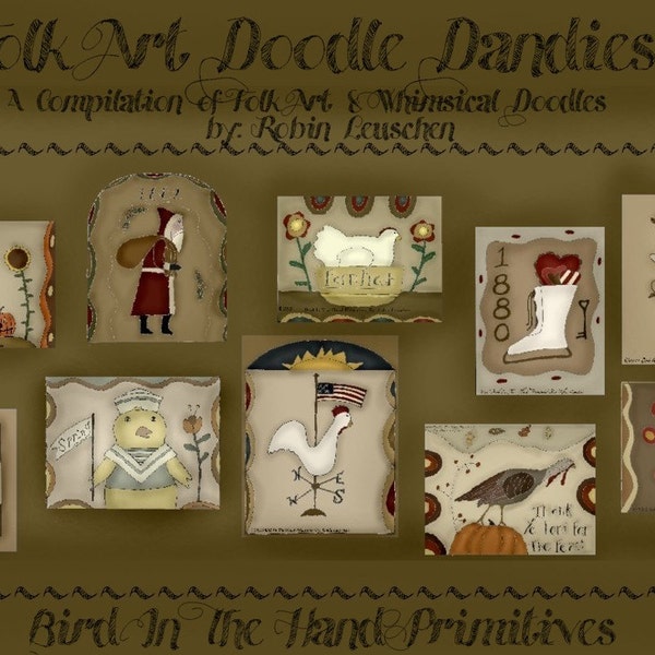 Folk Art Doodle Dandies