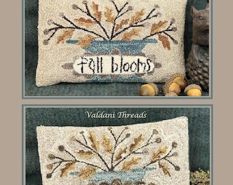 Fall Blooms Punch Needle Pattern