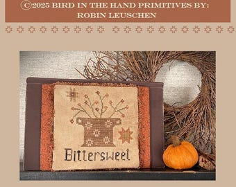 Bittersweet Cross Stitch Pattern Paper