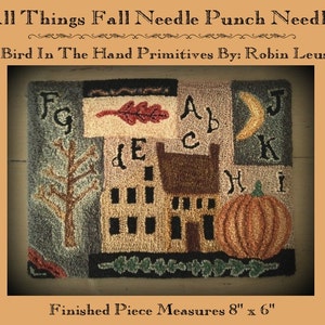 All Things Fall Punch Needle Pattern
