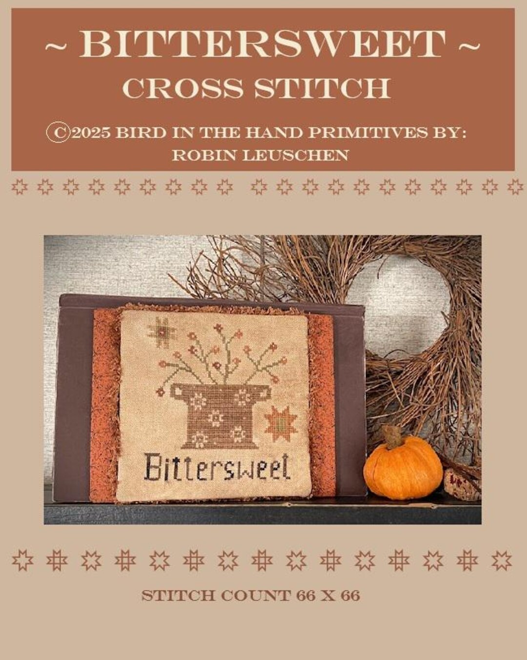 Bittersweet Cross Stitch Pattern Digital - Etsy