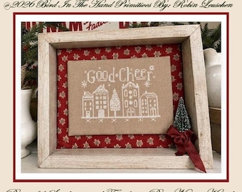 Good Cheer Gingerbread Houses Cross Stitch Pattern