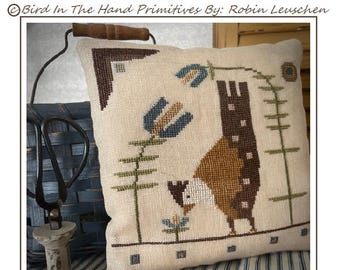 Henrietta Funky Chicken Cross Stitch Digital Pattern