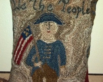 We The People Patriotic Punch Needle EPattern