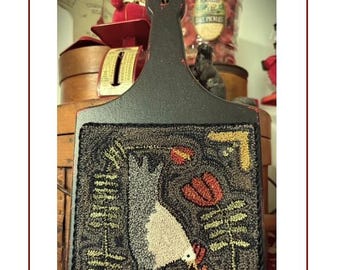 Funky Henrietta Chicken Punch Needle Pattern