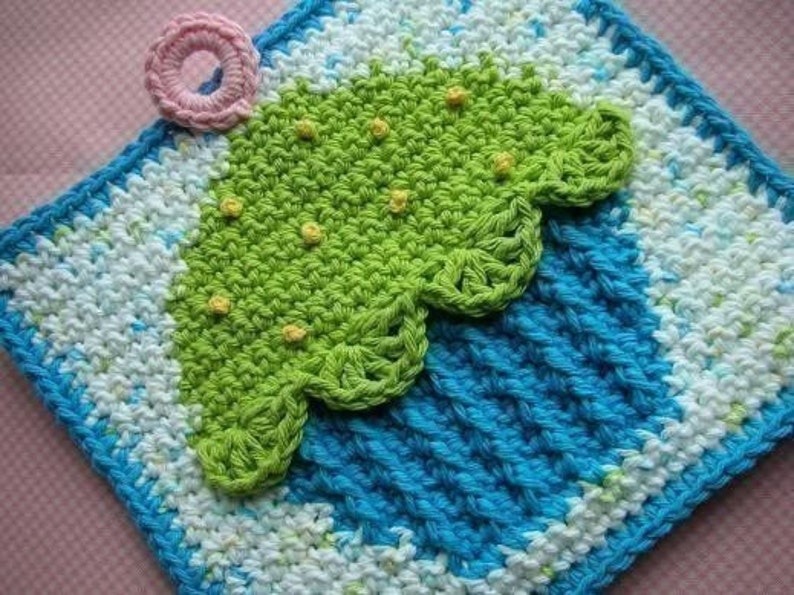 Cupcake Potholder Crochet PATTERN INSTANT DOWNLOAD Etsy