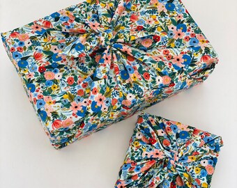 Furoshiki / Eco Friendly Gift Wrap / Wrapping Cloth / Rifle Paper Co Wrap / Reusable Gift Wrap / Unique Wrapping Ideas