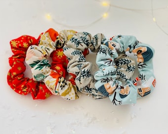 Coletero de tela Rifle Paper Co. / Coletero navideño / Coletero de algodón navideño / Coletero elegante / Banda para el cabello / Peinado para mujer