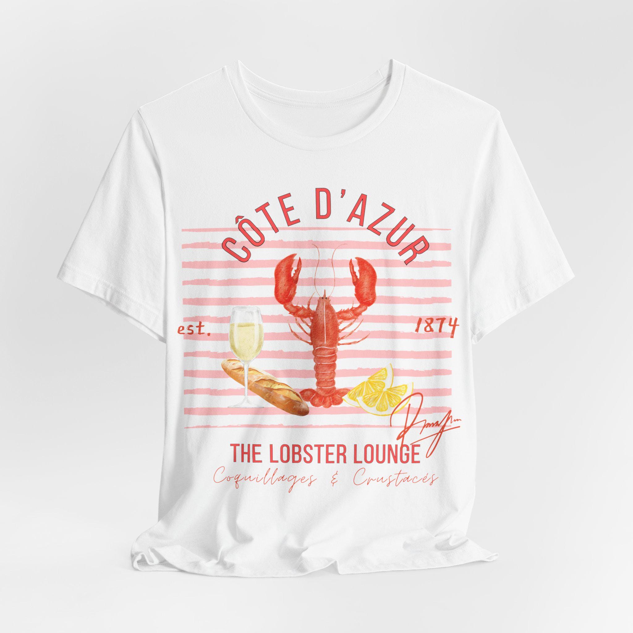 T-shirt Vintage Homard Coloré – Crazy Tee Shirts (Gildan 5000), Neuf Avec étiquettes