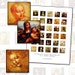 Leonardo Da Vinci inchies digital collage sheet 1" square 25mm master artist fine art sepia mona lisa