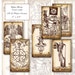 Rider-Waite Printable Tarot Card Set digital collage sheet altered art greeting card 2x3.5 50mm x 89mm