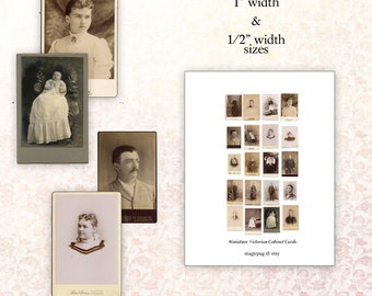 Miniature Dollhouse Postcards 1/12 Scale Digital Collage | Etsy