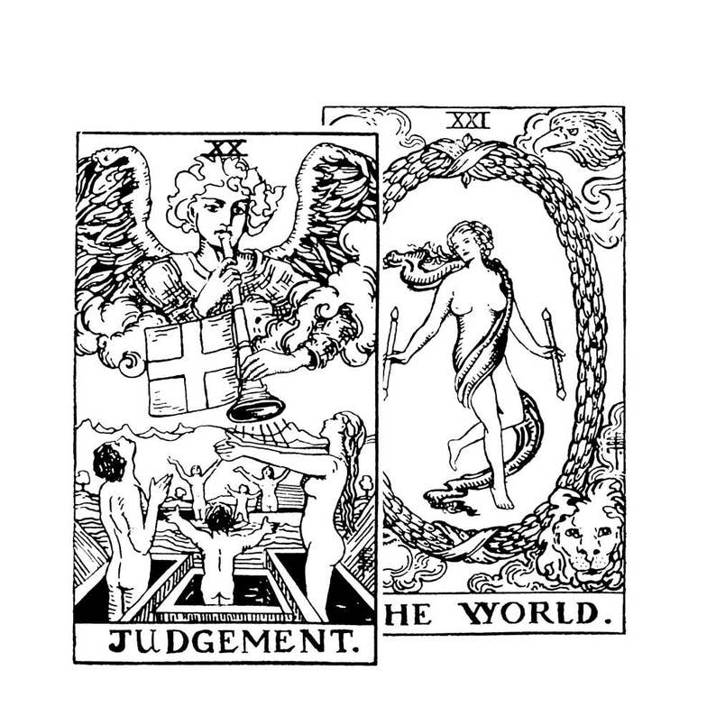 Black and White Printable Tarot PDF electronic collage sheet adjusted artwork greeting card 4x6 100m x 150mm coaster print jobs photograph about Printable Tarot Cards Pdf referred to as Black and White Printable Tarot PDF electronic collage sheet adjusted artwork greeting card 4x6 100m x 150mm coaster print initiatives