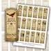 FRENCH VERSION Fantasy Magic Potion Labels digital collage sheet 18 labels En Français