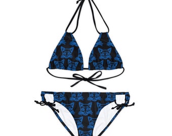 Luna Katze Riemchen Bikini Set