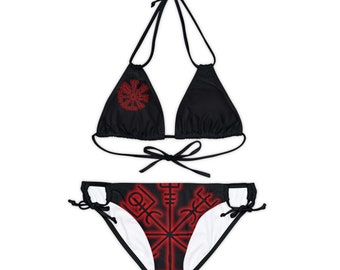 Rune Riemchen Bikini Set