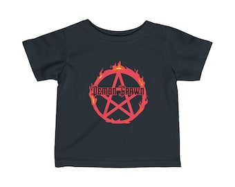 T-shirt en jersey fin Demon Spawn pour bébé