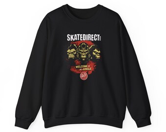 Sudadera unisex de cuello redondo Heavy Blend™ Welcome To the Jungle de SkateDirectUsa