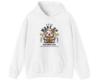 Sudadera con capucha unisex Heavy Blend™ Luck Cat de SkatedirectUsa
