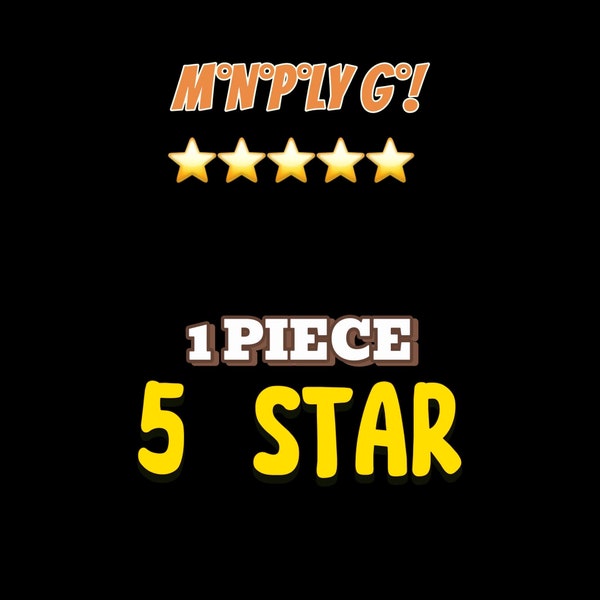 MonoGo! 5 Star Sticker (1pc per order)( Prestige not included)