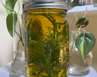 Huile de jojoba infusée au romarin