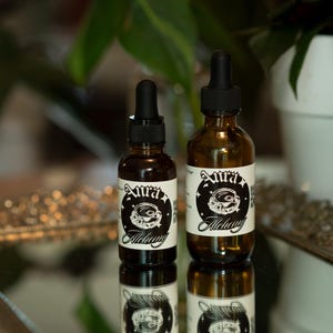 Zitronenmelisse und Passionsblume in Gin Tinktur