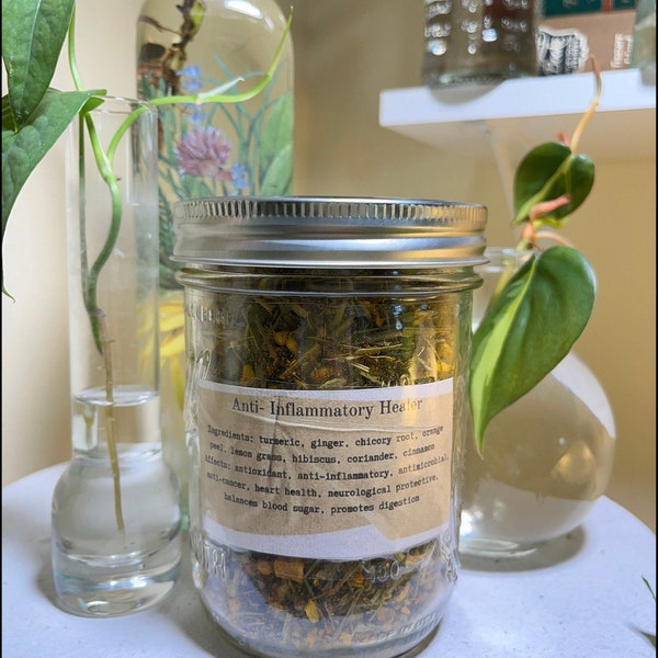 Anti- Inflammatory Loose Leaf Tea Blend & Tincture